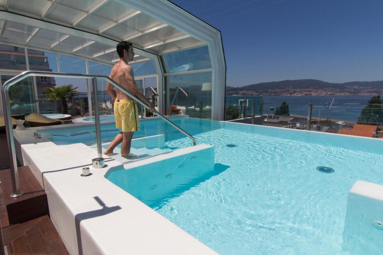 Gran Hotel Nagari Boutique & Spa Vigo Eksteriør billede A pool enclosure